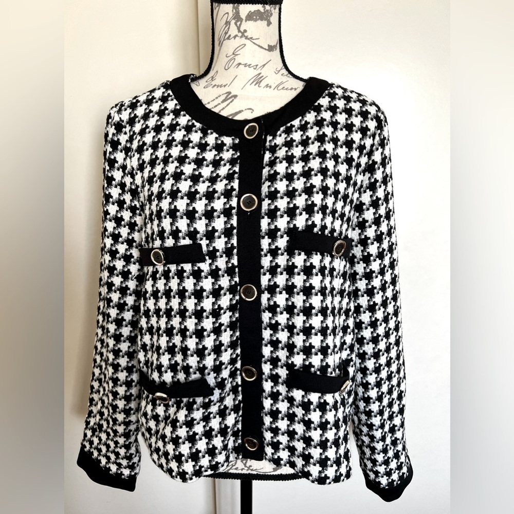 Shein Houndstooth Blazer